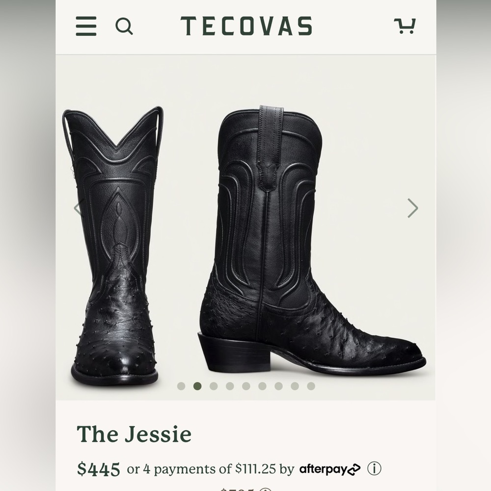 Tecovas Women's Full-Quill Ostrich Cowgirl Boot